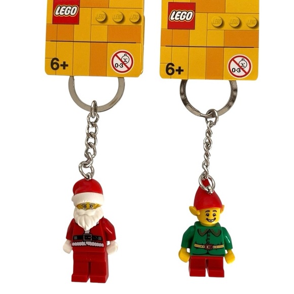 Lego Accessories - Lego Happy Santa Elf Key Chain Set